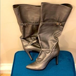 Gray/Silver Boots